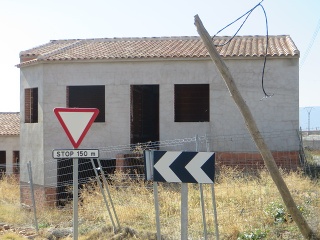 Casa en construcción detenida en Paseo Santa Quiteria